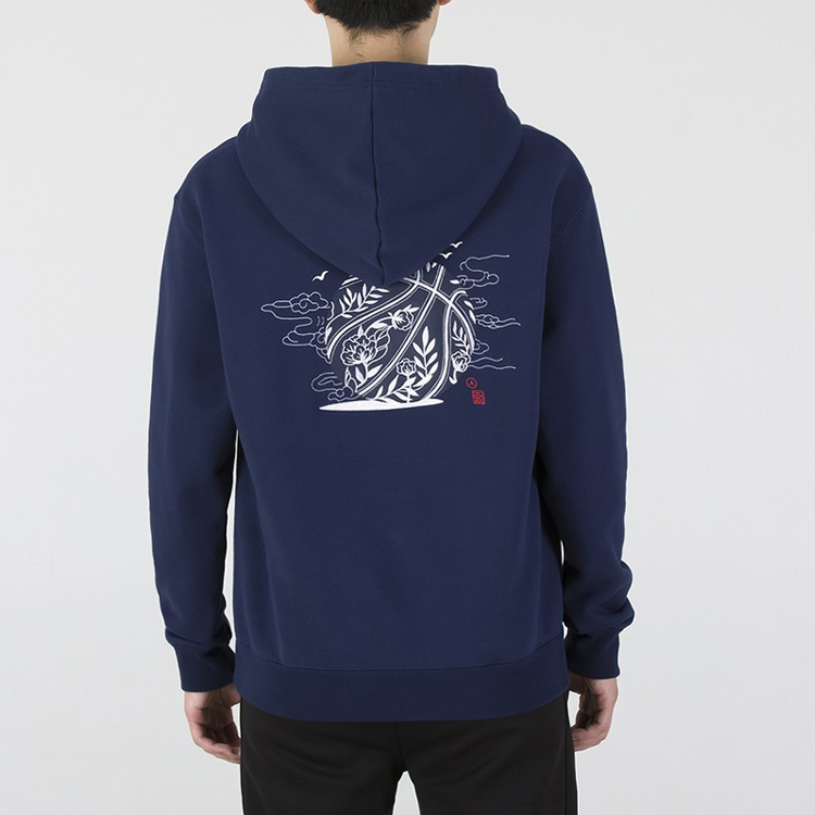 Jordan CNY Embroidered Logo Pullover Hoodie Navy Blue DO4083-410 圖 5