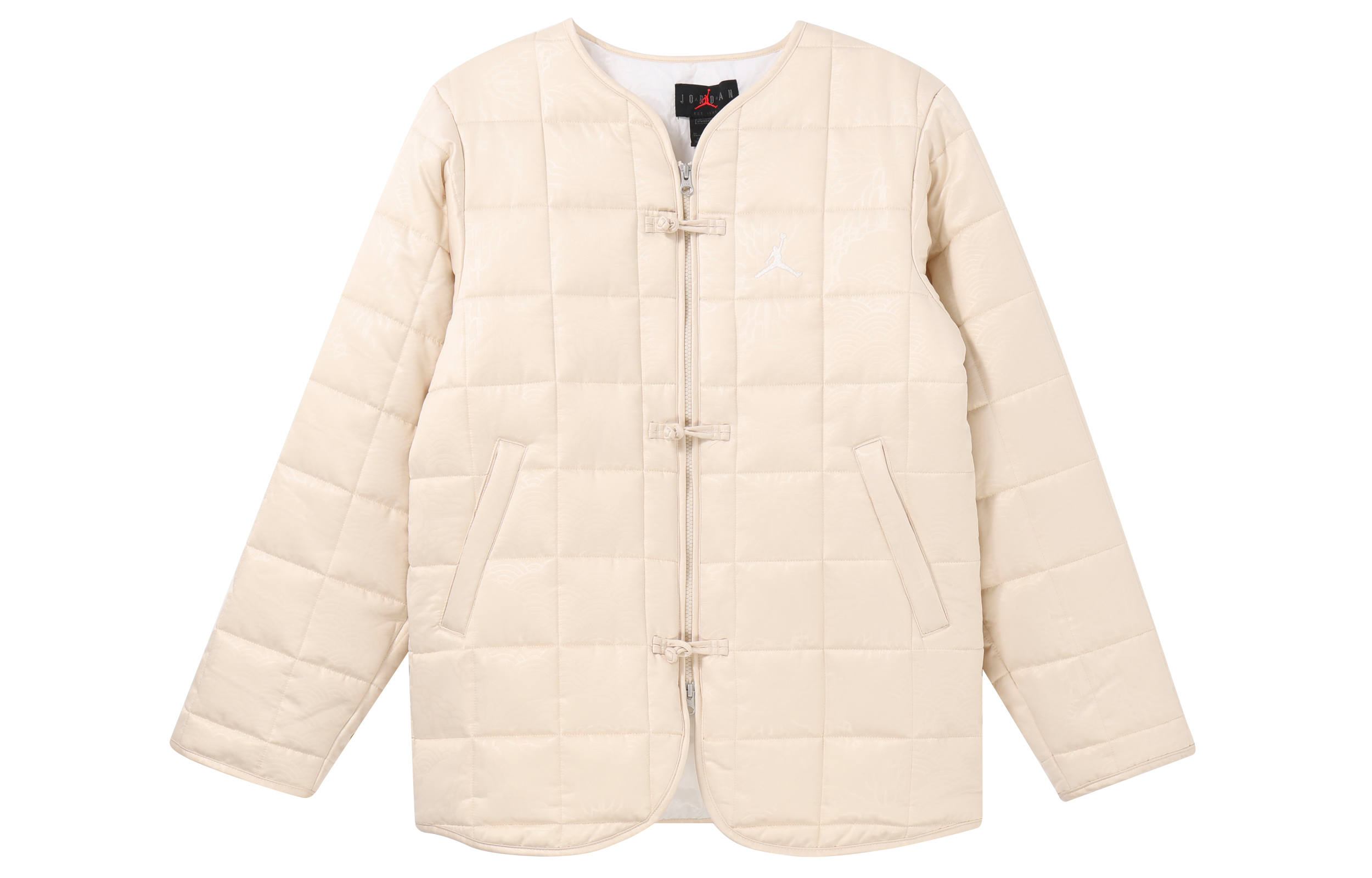 Jordan CNY Series Retro Collarless Long-Sleeve Jacket Men’s Pearl White CV3488-219