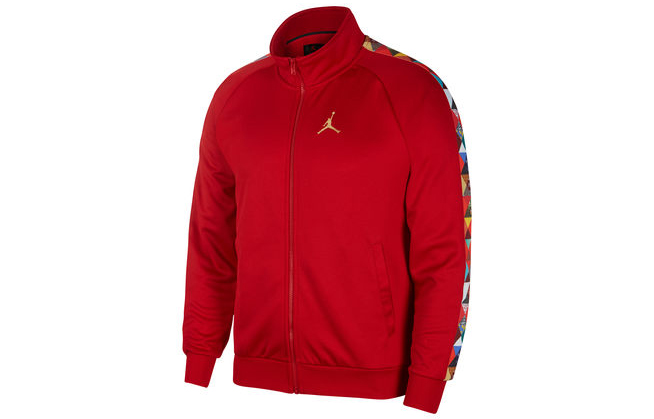 Jordan CNY Tricot Logo Jacket Red CD9038-687