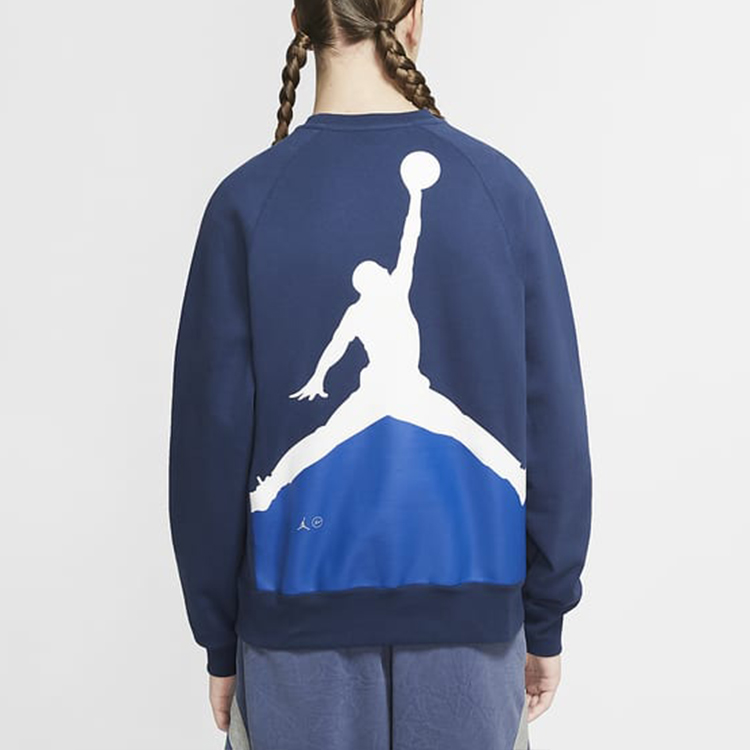 Details for Jordan Collaboration Blue Crewneck Sweatshirt Men DA2990-414