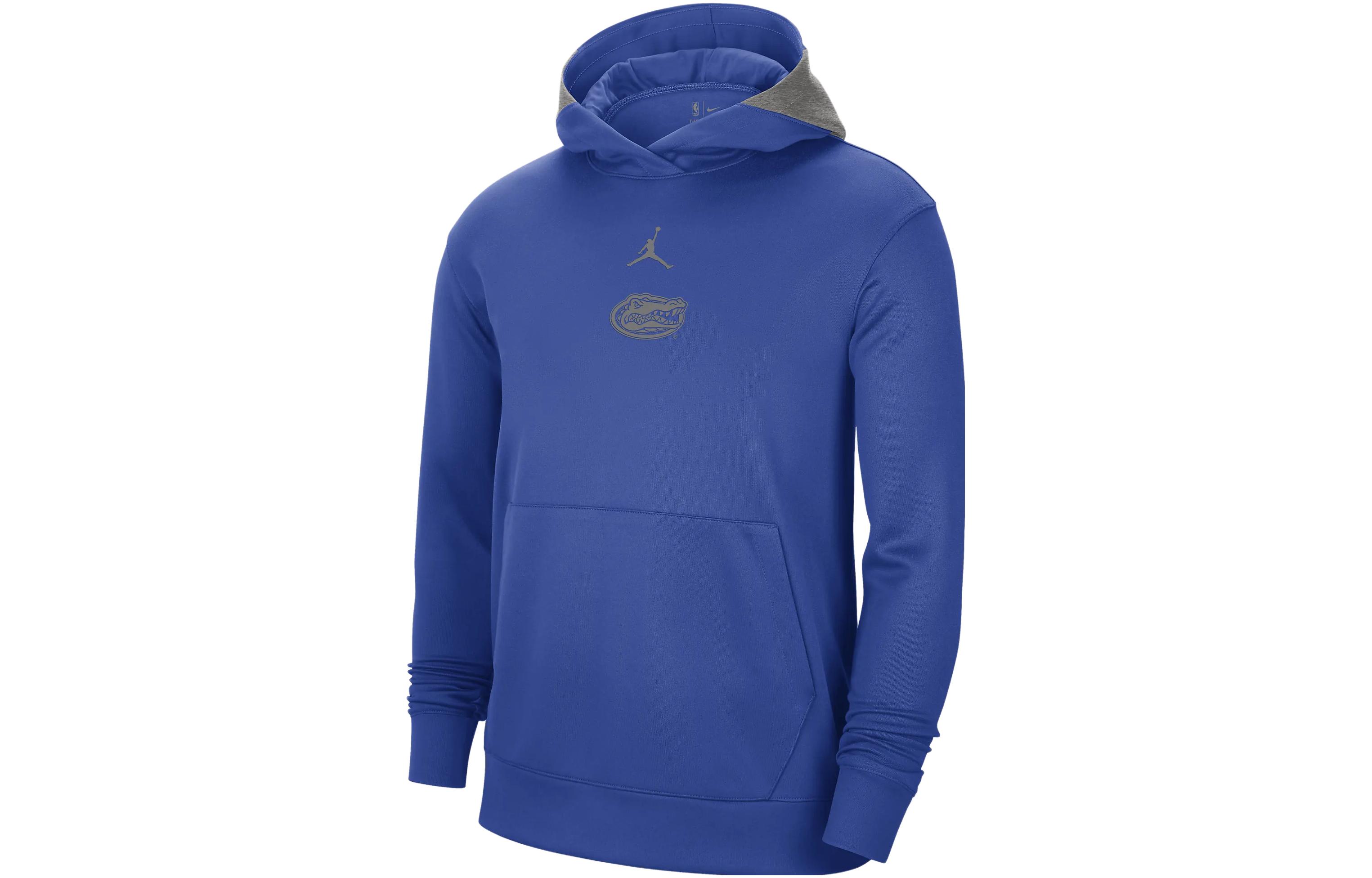Jordan College Dri-FIT Spotlight Florida Logo Hoodie Game Royal Blue Mens DO5981-480