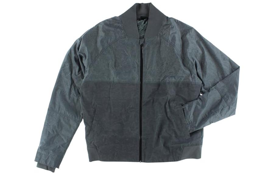 Jordan Color-Block Zip Baseball Jacket Charcoal Gray 653434-021