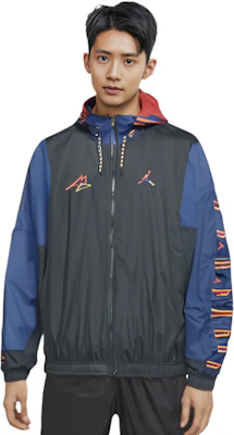 乔丹拼色运动夹克 蓝/黑/红 CK9566-010 Purchase 乔丹拼色运动夹克 蓝/黑/红 CK9566-010