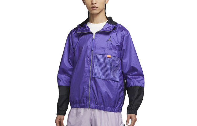 Jordan Colorblock Zip Hoodie Jacket Purple DM1868-579