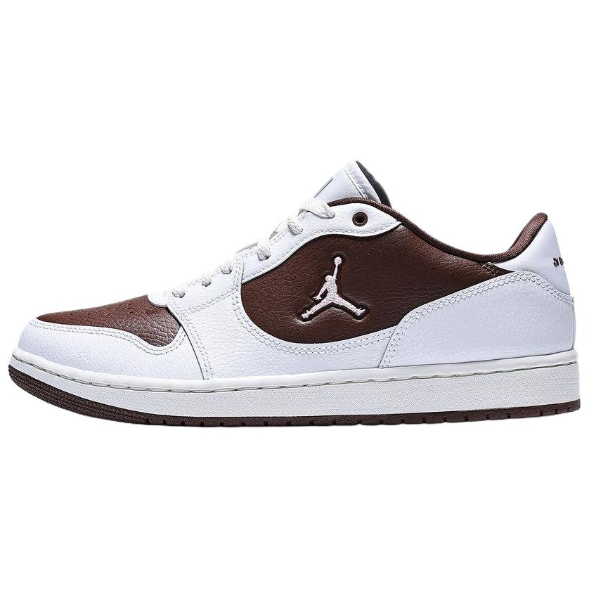 Jordan Court Connect Low Retro Basketball Shoes White/Brown IV3218-261