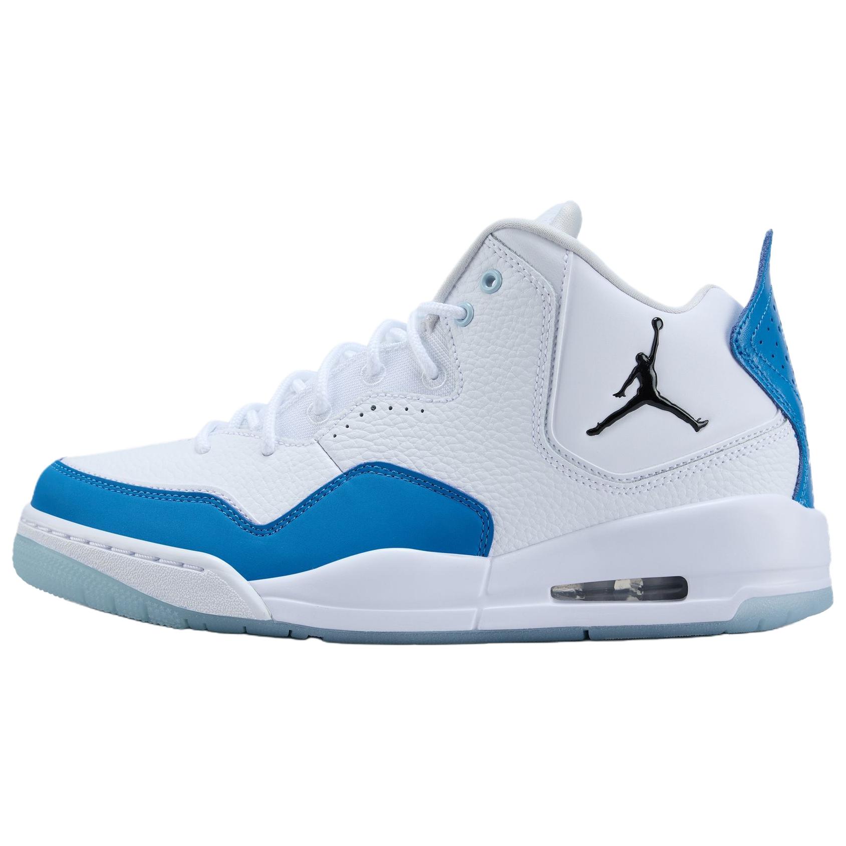 (Women) Jordan Courtside 23 Mid Basketball Shoes White Blue Mens Stylish & Comfortable IO7614-101