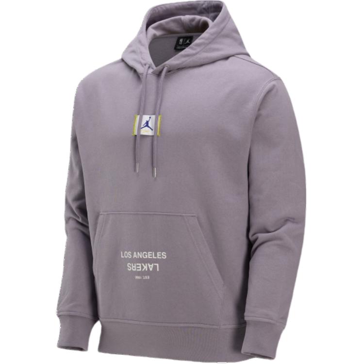 Jordan Courtside NBA Los Angeles Lakers Purple Hoodie for Men FV8263-524