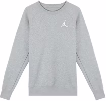 Jordan Crewneck Casual Pullover Knit Sweatshirt Grey CQ7760-063 Jordan Crewneck Casual Pullover Knit Sweatshirt Grey CQ7760-063