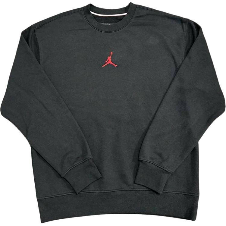 Order Sudadera Negra de Manga Larga y Cuello Redondo Jordan cómoda HV1750-010