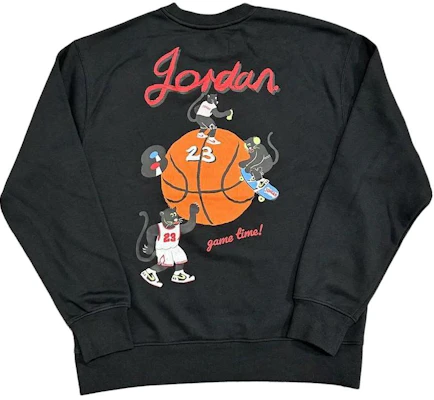 Sudadera Negra de Manga Larga y Cuello Redondo Jordan cómoda HV1750-010 Lookbook Sudadera Negra de Manga Larga y Cuello Redondo Jordan cómoda HV1750-010