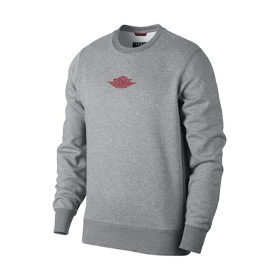 Jordan Crewneck Pullover Sweatshirt Grey 883985-091