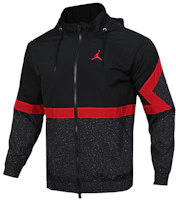 Jordan Diamond Cement Jacket Running Training Hoodie Black/Red AR3243-010 Jordan Diamond Cement Jacket Running Training Hoodie Black/Red AR3243-010