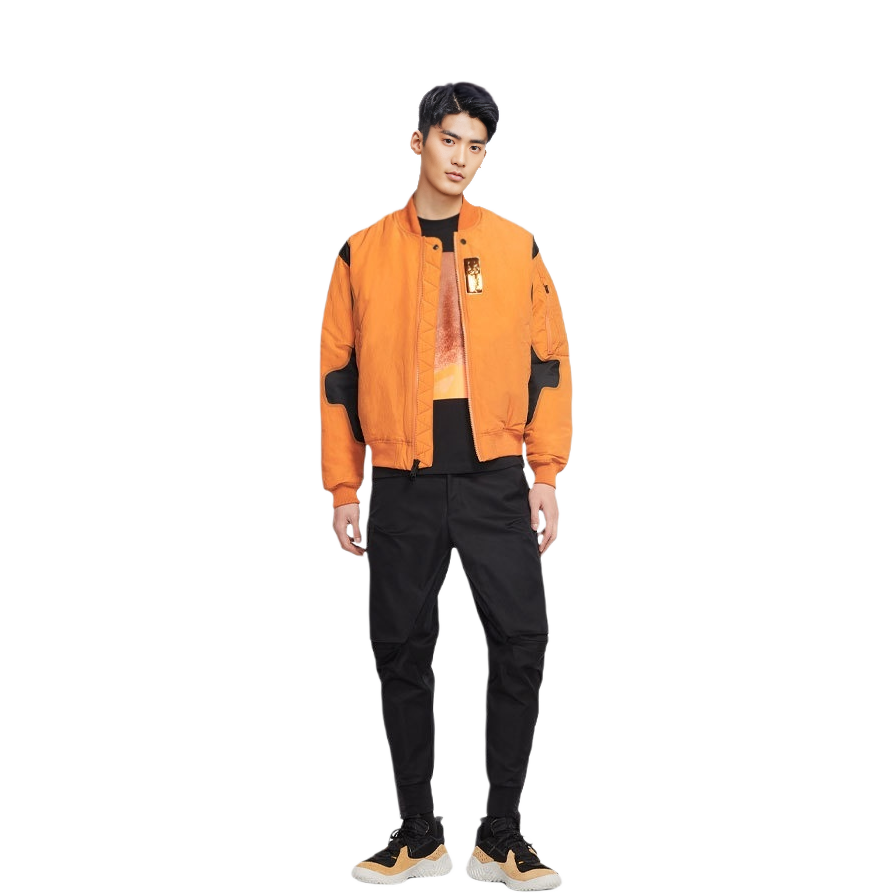 Shop ジョーダン デジタル柄 ベースボールカラー 長袖ジャケット オレンジ CV2787-875