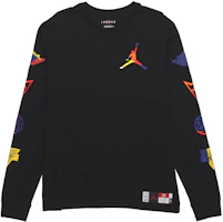 Jordan DNA Black Crewneck Sweatshirt Casual Long Sleeve Pullover DA6763-010 Jordan DNA Black Crewneck Sweatshirt Casual Long Sleeve Pullover DA6763-010