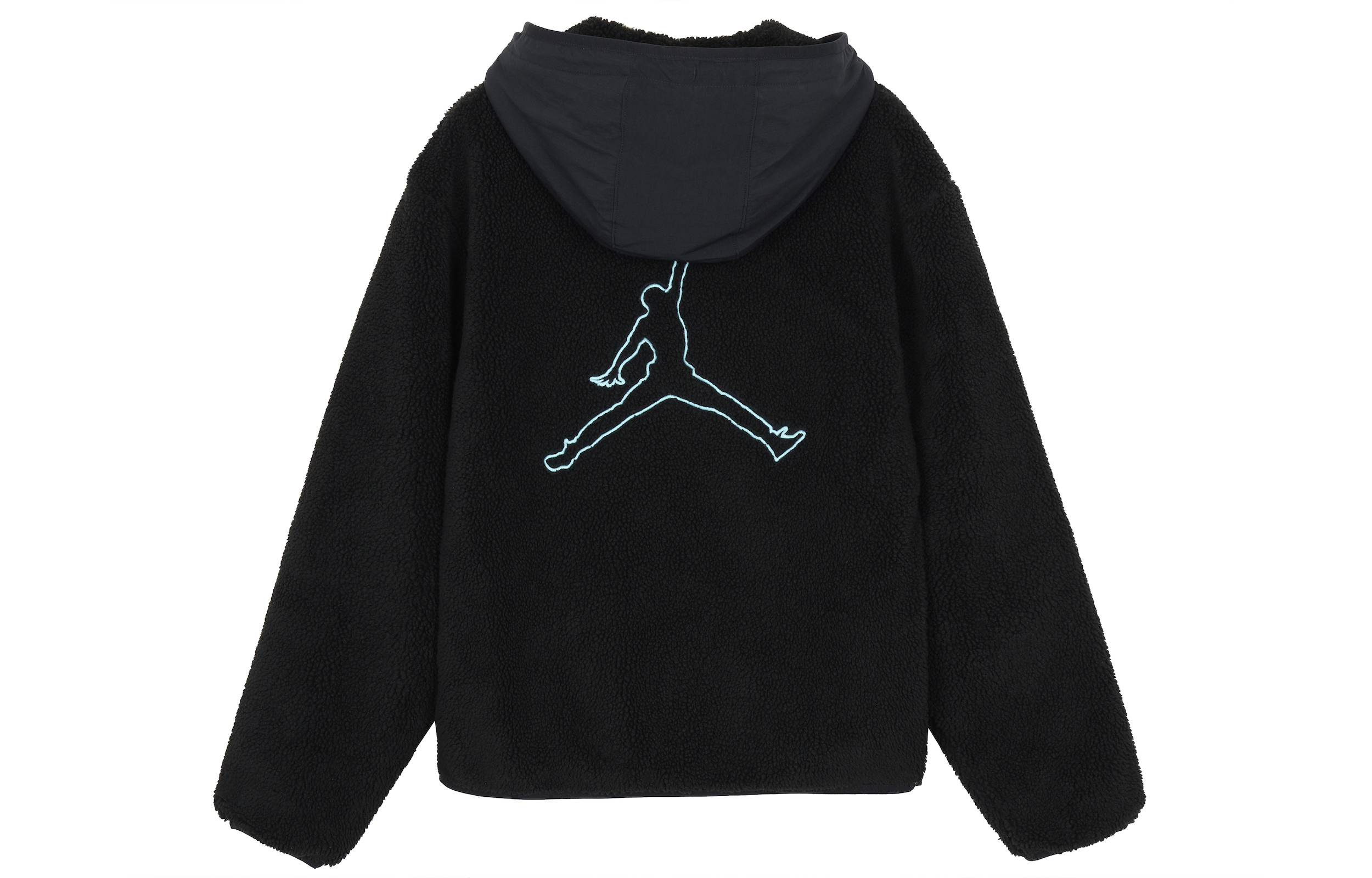 Lookbook Jordan DNA Fleece Hoodie Full-Zip Jacket Black Logo Patch Design FB1908-010