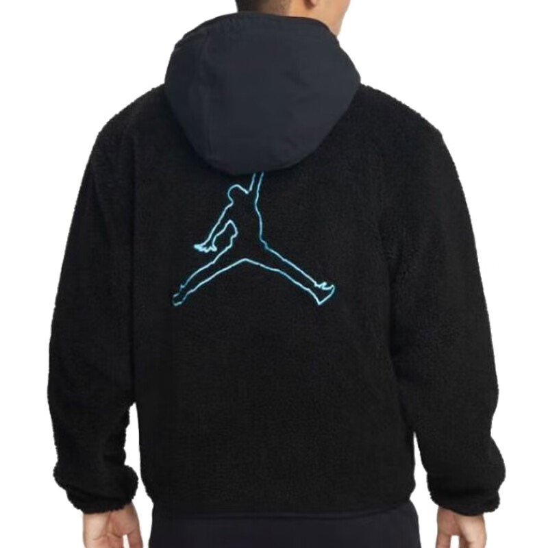 Purchase Jordan DNA Fleece Hoodie Full-Zip Jacket Black Logo Patch Design FB1908-010