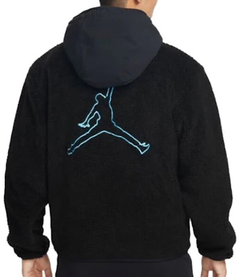 Jordan DNA Fleece Hoodie Full-Zip Jacket Black Logo Patch Design FB1908-010 Purchase Jordan DNA Fleece Hoodie Full-Zip Jacket Black Logo Patch Design FB1908-010