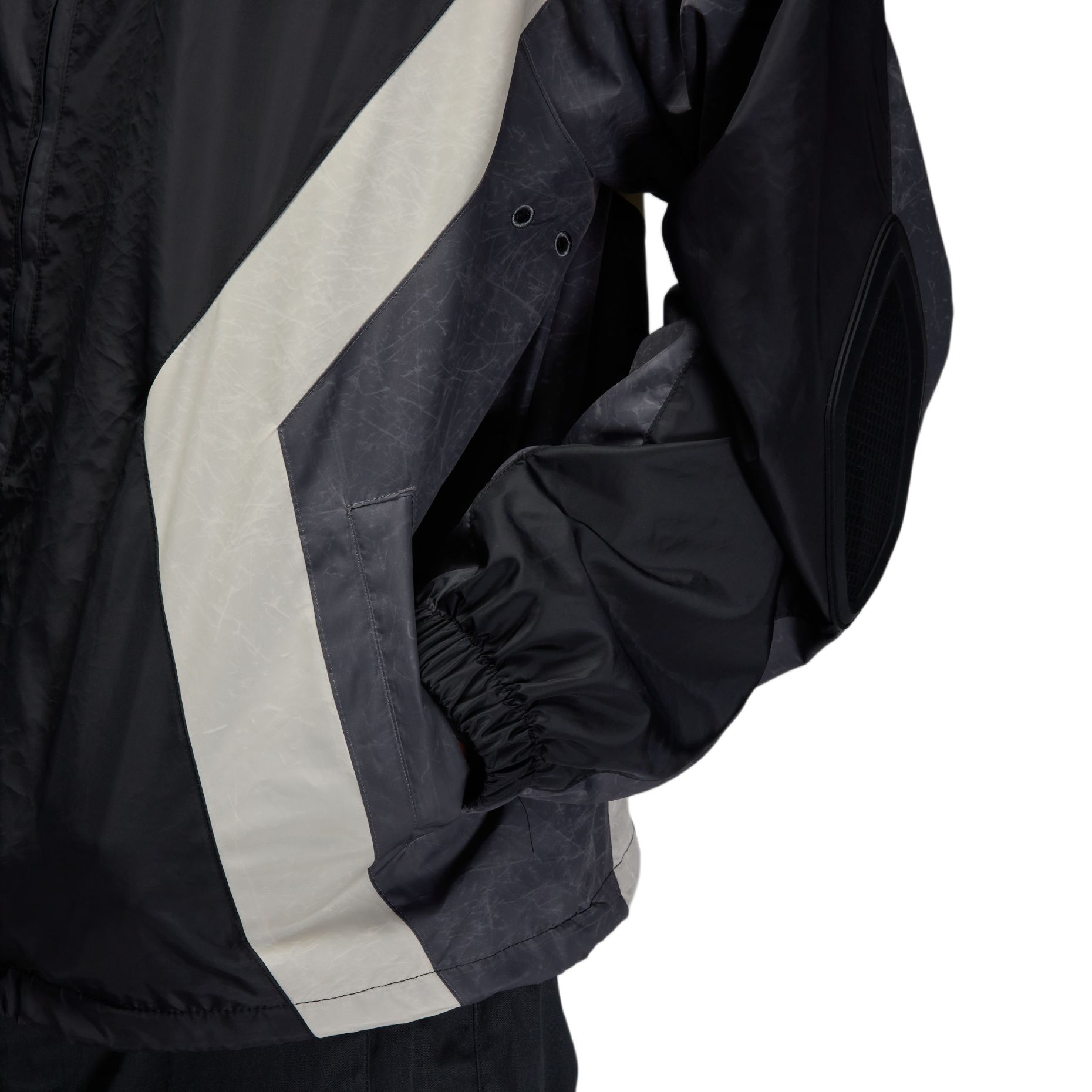 Details for 喬丹標誌連帽外套 男女適用 黑色/鐵灰/白色/芝麻紅 HQ1739-010