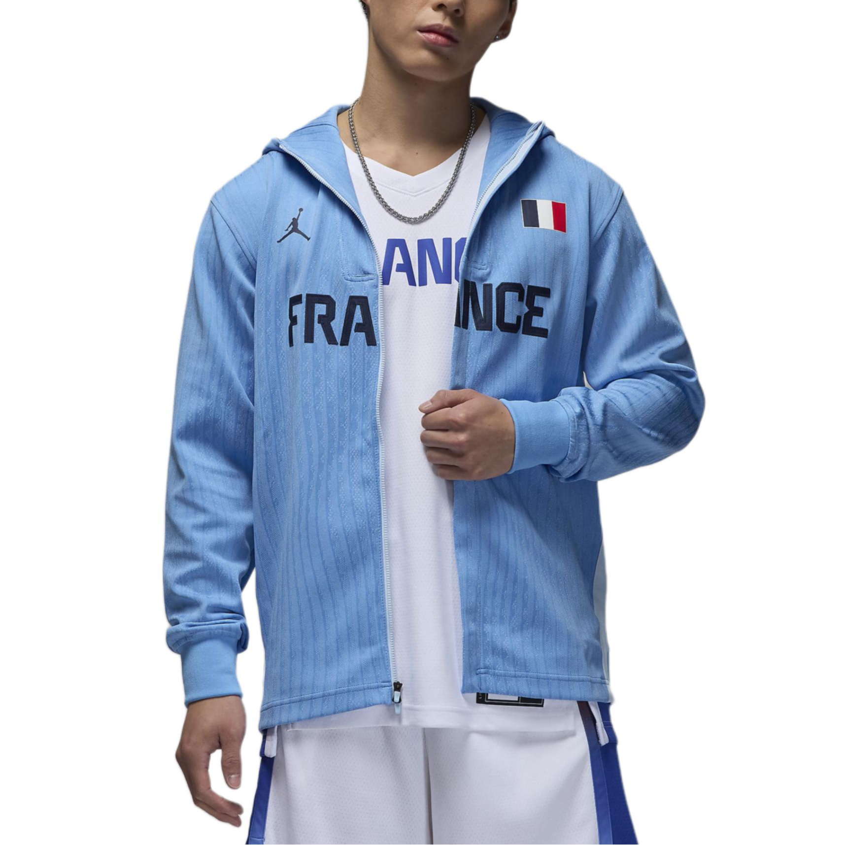 Jordan Dri-FIT ADV Basketball Hoodie Jacket Celestine Blue/Obsidian FZ1627-441 圖 2