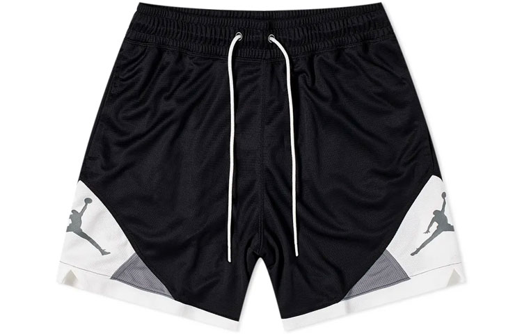Order 乔丹Dri-FIT Air Diamond标志透气中腰篮球短裤黑色 CV3086-011