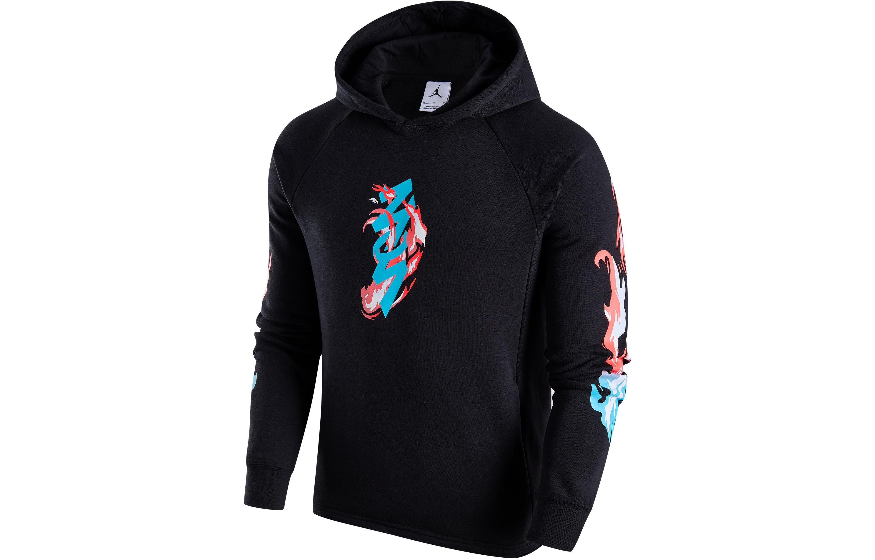 Jordan DRI-FIT Graphic Fleece Hoodie Black () FN5343-010