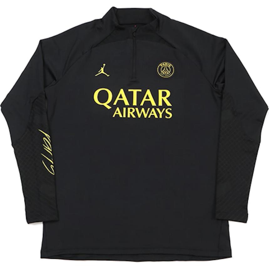 Jordan Dri-FIT Letter Print Long-Sleeve Soccer Drill Top Black DR4625-011