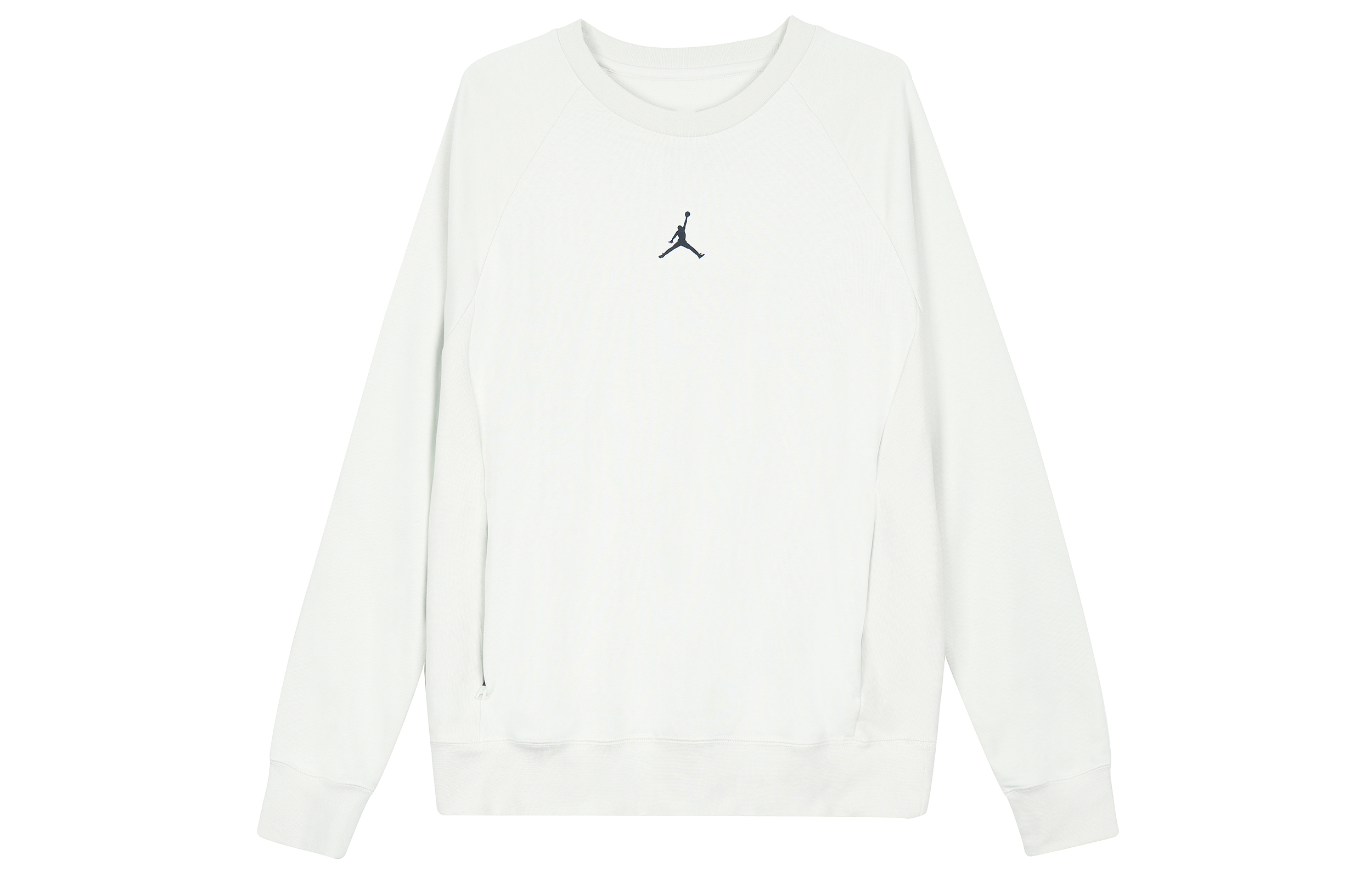 Jordan DRI-FIT Logo Patch Crewneck Sweatshirt Sea Glass Blue Mens Casual Wear DV1287-020