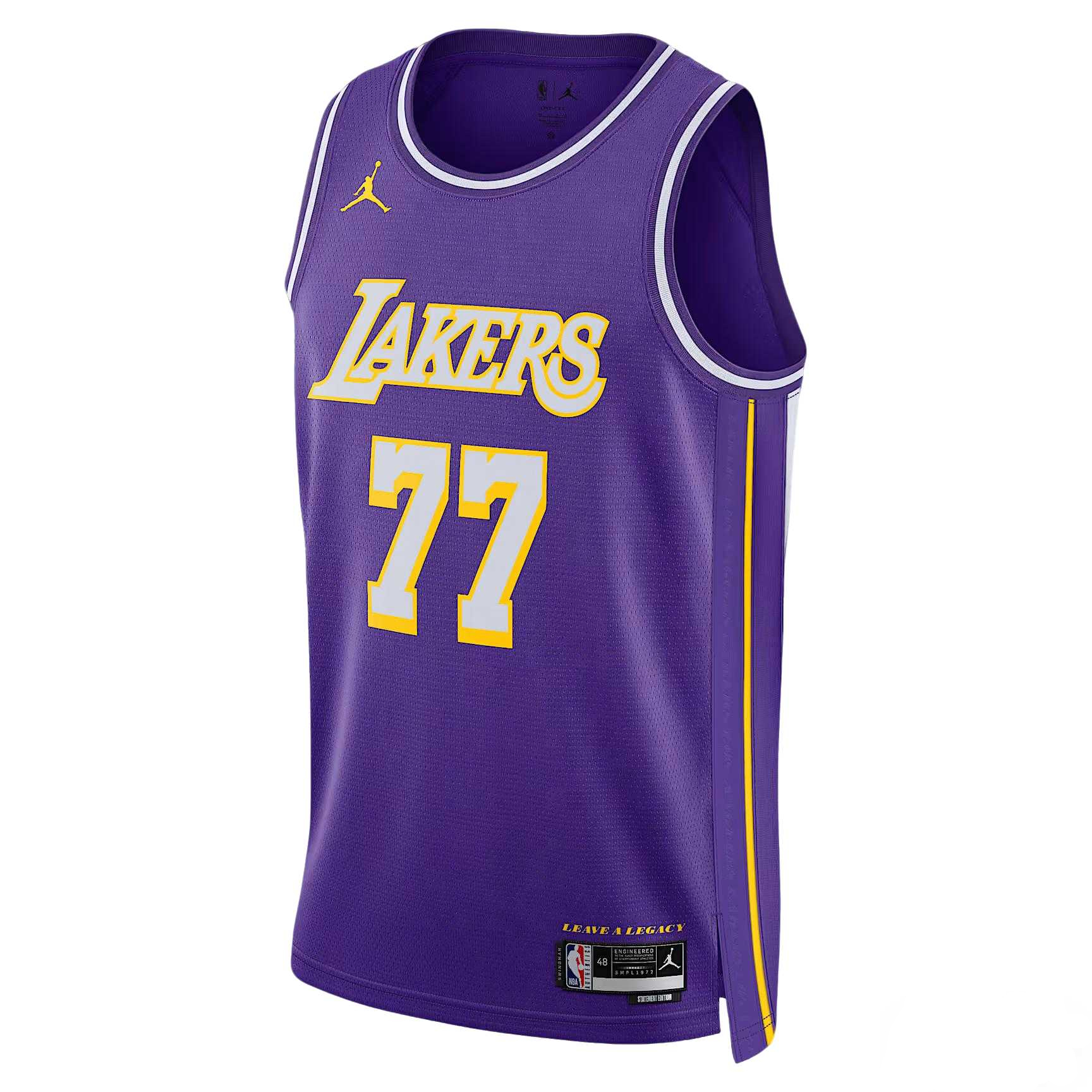 Jordan Dri-FIT Luka Doncic NBA Lakers 2025/26 Statement Jersey #77 . HM4877-506