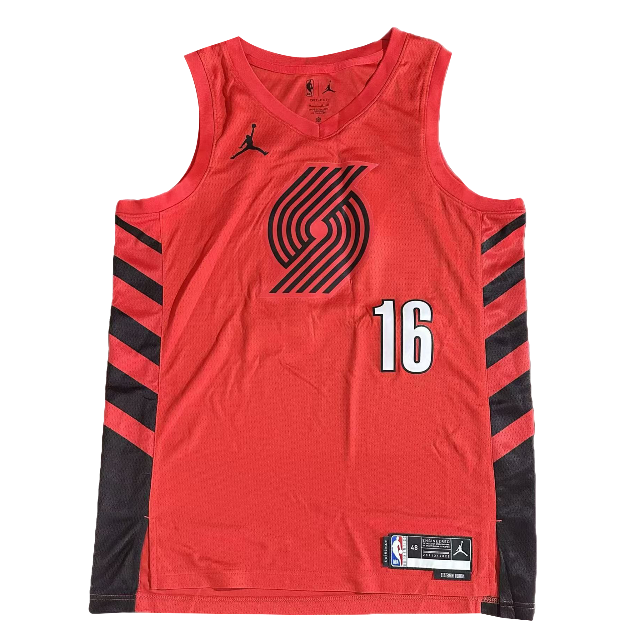 Jordan Dri-FIT NBA Hansen Portland Trail Blazers Jersey #16 Player Edition Tank Top DO9574-657