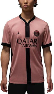 Jersi Jordan Dri-Fit PSG Lengan Pendek Rust Pink/Hitam Uniseks Bernafas FQ2024-686 Buy Jersi Jordan Dri-Fit PSG Lengan Pendek Rust Pink/Hitam Uniseks Bernafas FQ2024-686