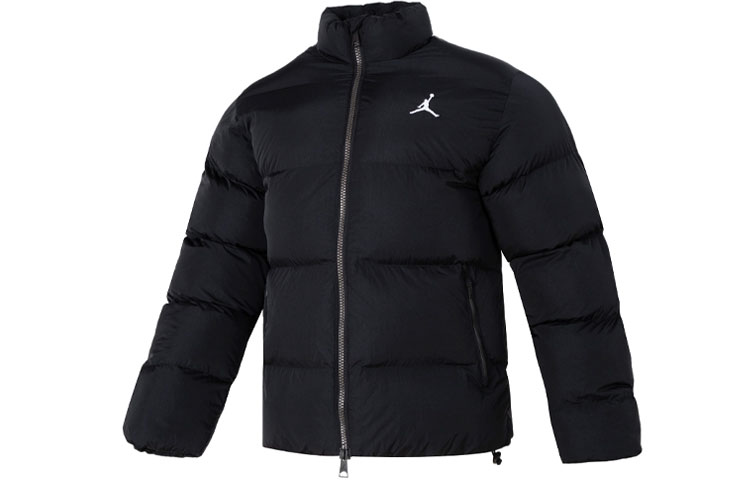 Jordan Dri-FIT Solid Logo Stand Collar Long Sleeve Jacket Black (). FB7332-010