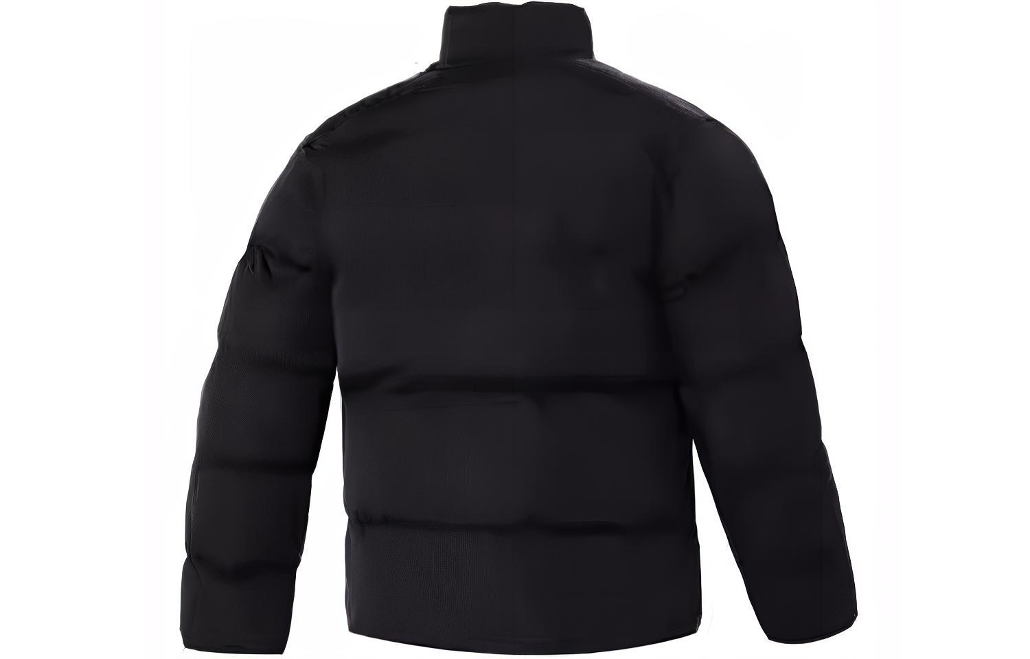 Lookbook 조던 드라이핏 솔리드 로고 스탠드 칼라 긴팔 재킷 블랙 (). FB7332-010