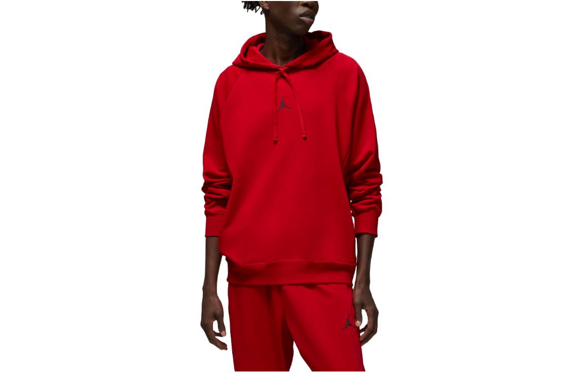 Jordan Dri-FIT Sport Crossover Solid Logo Hoodie Red - Fitness Hoodie DQ7327-687