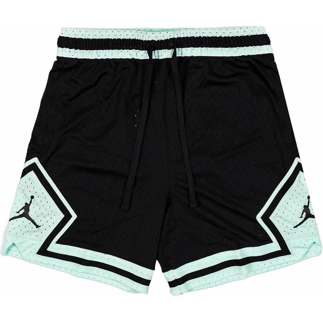 Jordan Dri-FIT Sport Diamond Black Sweat-Wicking Colorblock Shorts Unisex DX1487-015