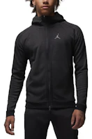 Jordan Dri-FIT Sport Full-Print Logo Zip-Up Hoodie Jacket Black FD8119-010 Jordan Dri-FIT Sport Full-Print Logo Zip-Up Hoodie Jacket Black FD8119-010