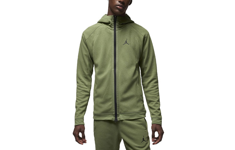 Jordan Dri-FIT Sport Logo Double-Zip Hoodie Green () FD8119-326