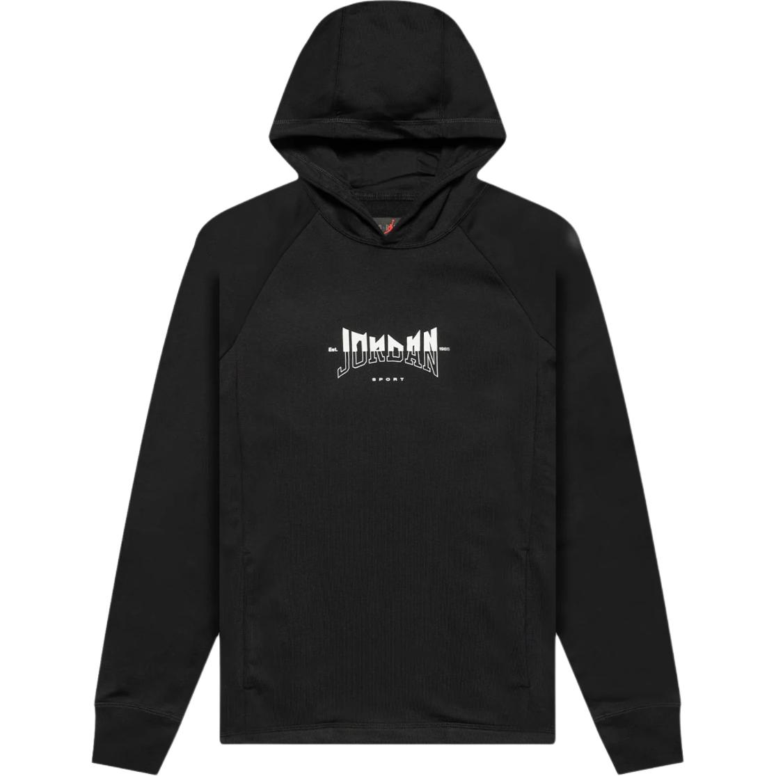 Jordan Dri-FIT Sport Logo Print Black Hoodie FQ6808-010