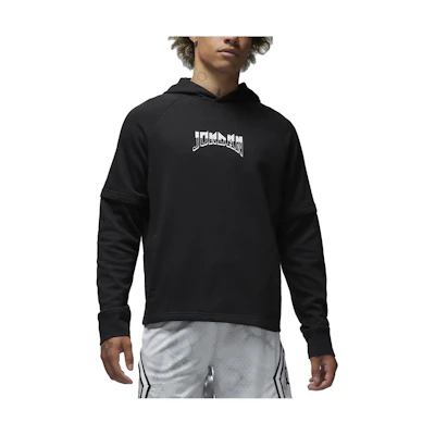 Jordan Dri-FIT Sport Logo Print Comfortable Hoodie Black () FB7570-010