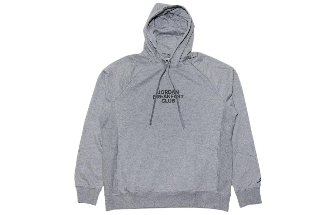 Jordan Dri-FIT Sport Pullover Hoodie Grey with Letter Print Design DQ7330-091
