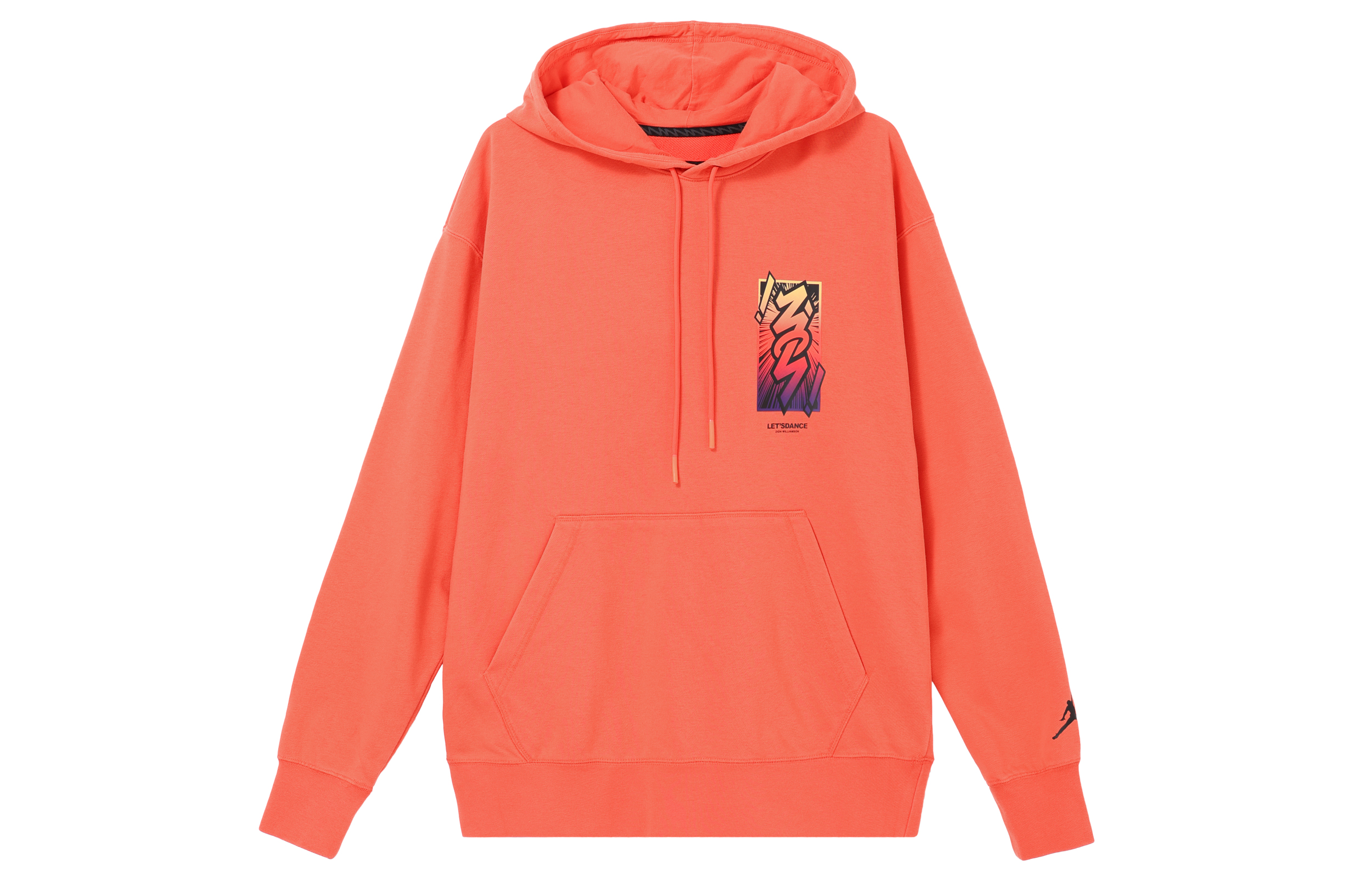 Jordan Dri-FIT Zion Pullover Hoodie Orange Red Casual Sweatshirt DH0599-635