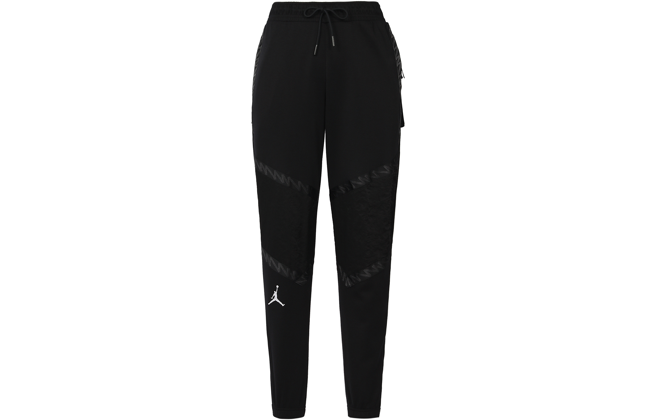 Jordan Dri-FIT Zion Retro Patchwork Sweatpants Knit Joggers Black . DH0585-011