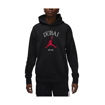 Jordan Dubai Letter Print Hoodie Black () HF1524-010