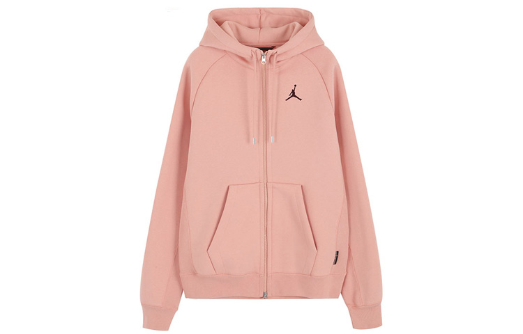 Jordan Embroidered Jumpman Pink Hoodie Jacket CD8734-606