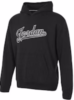 Jordan Embroidered Letter Retro Hoodie Black Mens FN4614-010 Jordan Embroidered Letter Retro Hoodie Black Mens FN4614-010