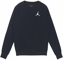 Jordan Embroidered Logo Crewneck Sweatshirt Black BQ2941-010 Jordan Embroidered Logo Crewneck Sweatshirt Black BQ2941-010