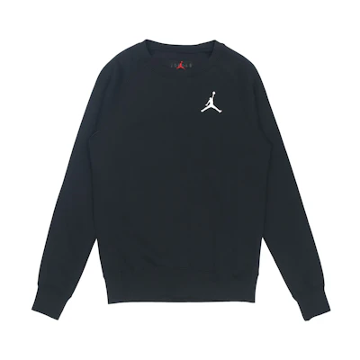 Jordan Embroidered Logo Crewneck Sweatshirt Black BQ2941-010