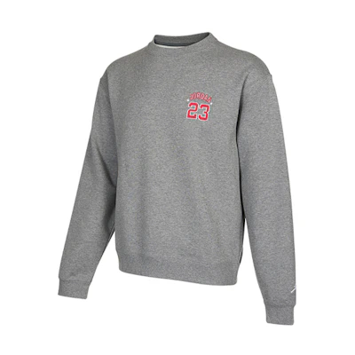 Jordan Embroidered Logo Crewneck Sweatshirt Grey DR6421-091
