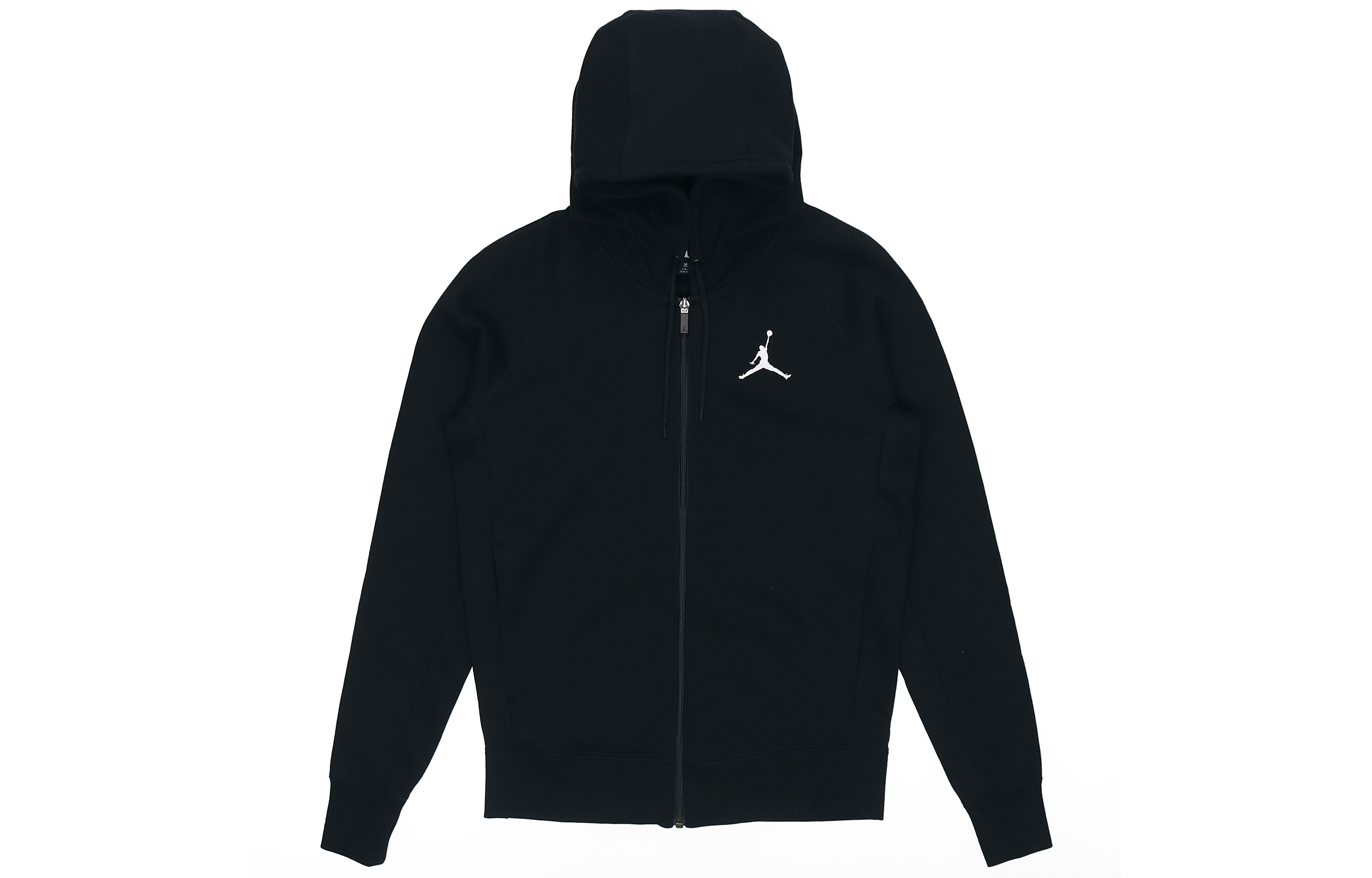 Jordan Embroidered Logo Knit Hoodie Jacket Black Mens AH3932-010