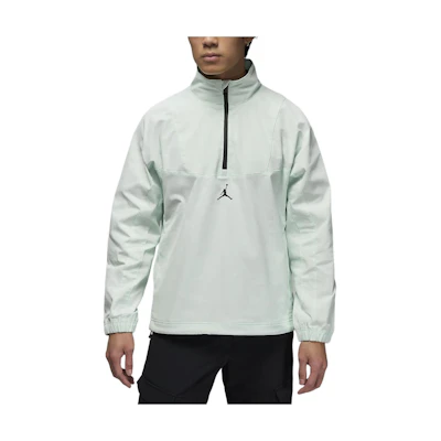 Jordan Embroidered Quarter-Zip Golf Jacket in Green - Casual Long Sleeve DZ0556-394