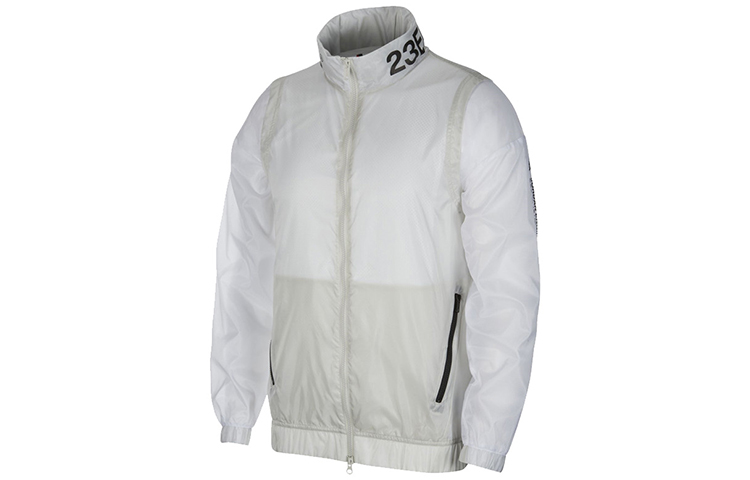 Jordan Engineer Lightweight Packable Hooded Jacket White Unisex Basketball Training AT9776-100